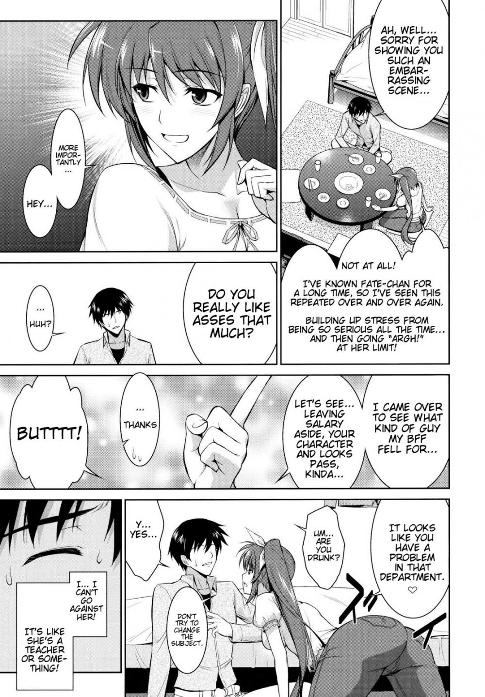 Hentai Manga Comic-Me and Nanoha in a Room-Read-6